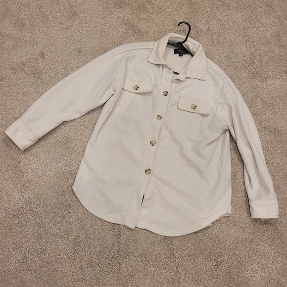 CoffeeShop New York Womens Button Up Shacket Size Small - Picture 5 of 7